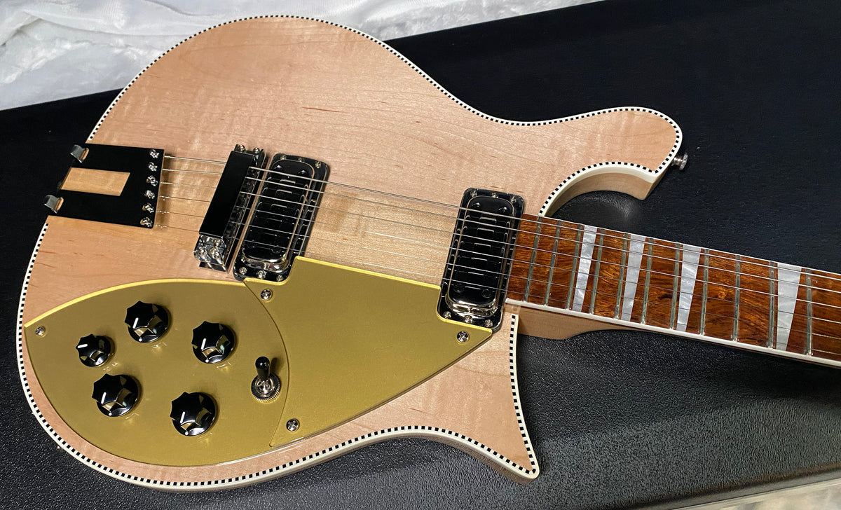 NEW ! Rickenbacker 660 Electric Guitar - Maple Glo - 7.2 lbs - Authorized Dealer - In-Stock! G07752