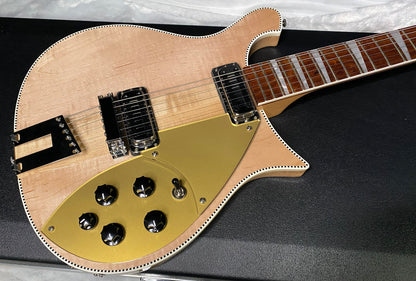 NEW ! Rickenbacker 660 Electric Guitar - Maple Glo - 7.2 lbs - Authorized Dealer - In-Stock! G07752