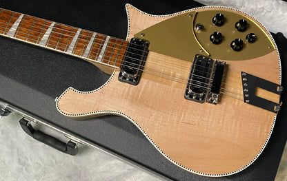 NEW ! Rickenbacker 660 Electric Guitar - Maple Glo - 7.2 lbs - Authorized Dealer - In-Stock! G07752