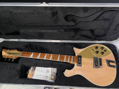 NEW ! Rickenbacker 660 Electric Guitar - Maple Glo - 7.2 lbs - Authorized Dealer - In-Stock! G07752
