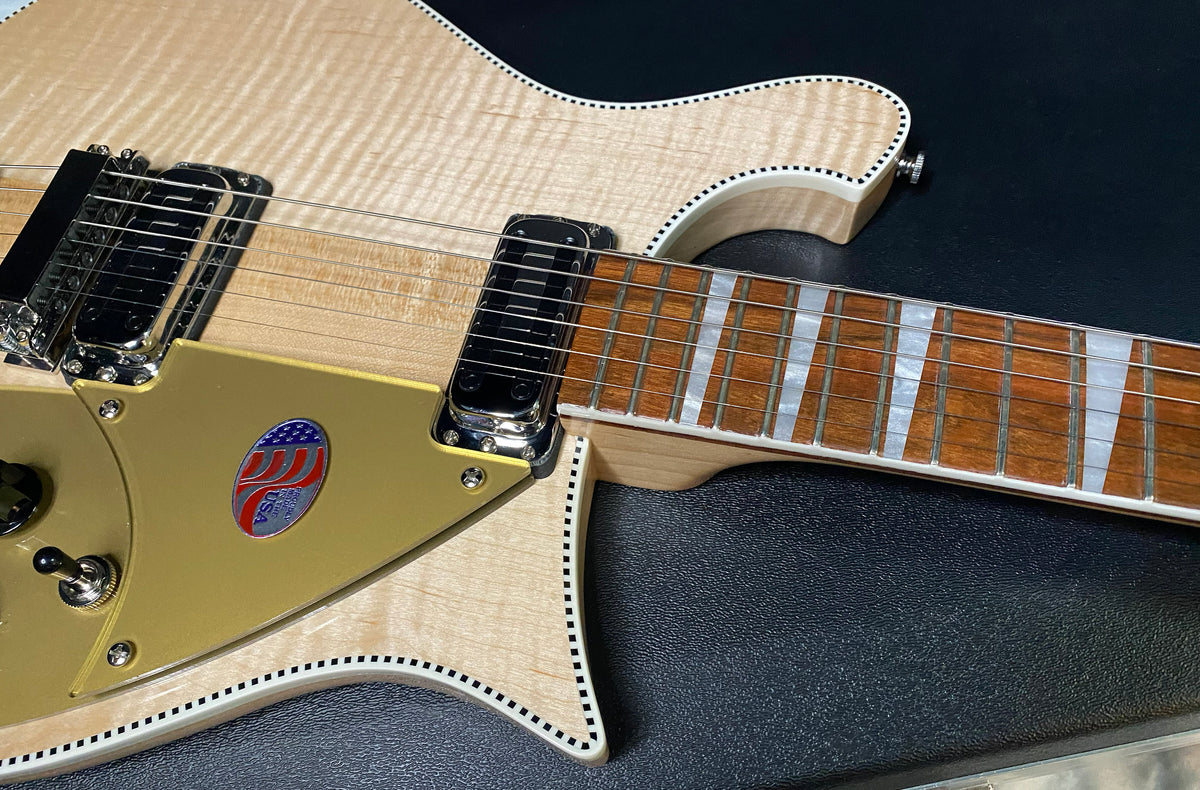 NEW ! Rickenbacker 660 Electric Guitar - Maple Glo - 7 lbs - Authorized Dealer - In-Stock! G07751