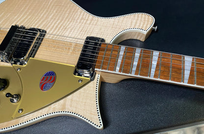 NEW ! Rickenbacker 660 Electric Guitar - Maple Glo - 7 lbs - Authorized Dealer - In-Stock! G07751