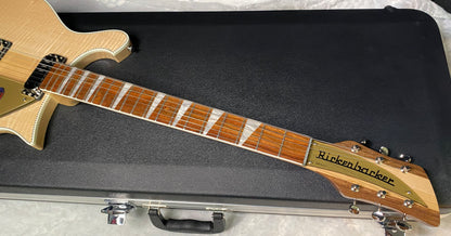 NEW ! Rickenbacker 660 Electric Guitar - Maple Glo - 7 lbs - Authorized Dealer - In-Stock! G07751