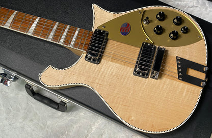 NEW ! Rickenbacker 660 Electric Guitar - Maple Glo - 7 lbs - Authorized Dealer - In-Stock! G07751