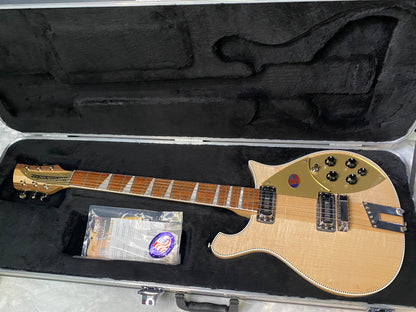 NEW ! Rickenbacker 660 Electric Guitar - Maple Glo - 7 lbs - Authorized Dealer - In-Stock! G07751