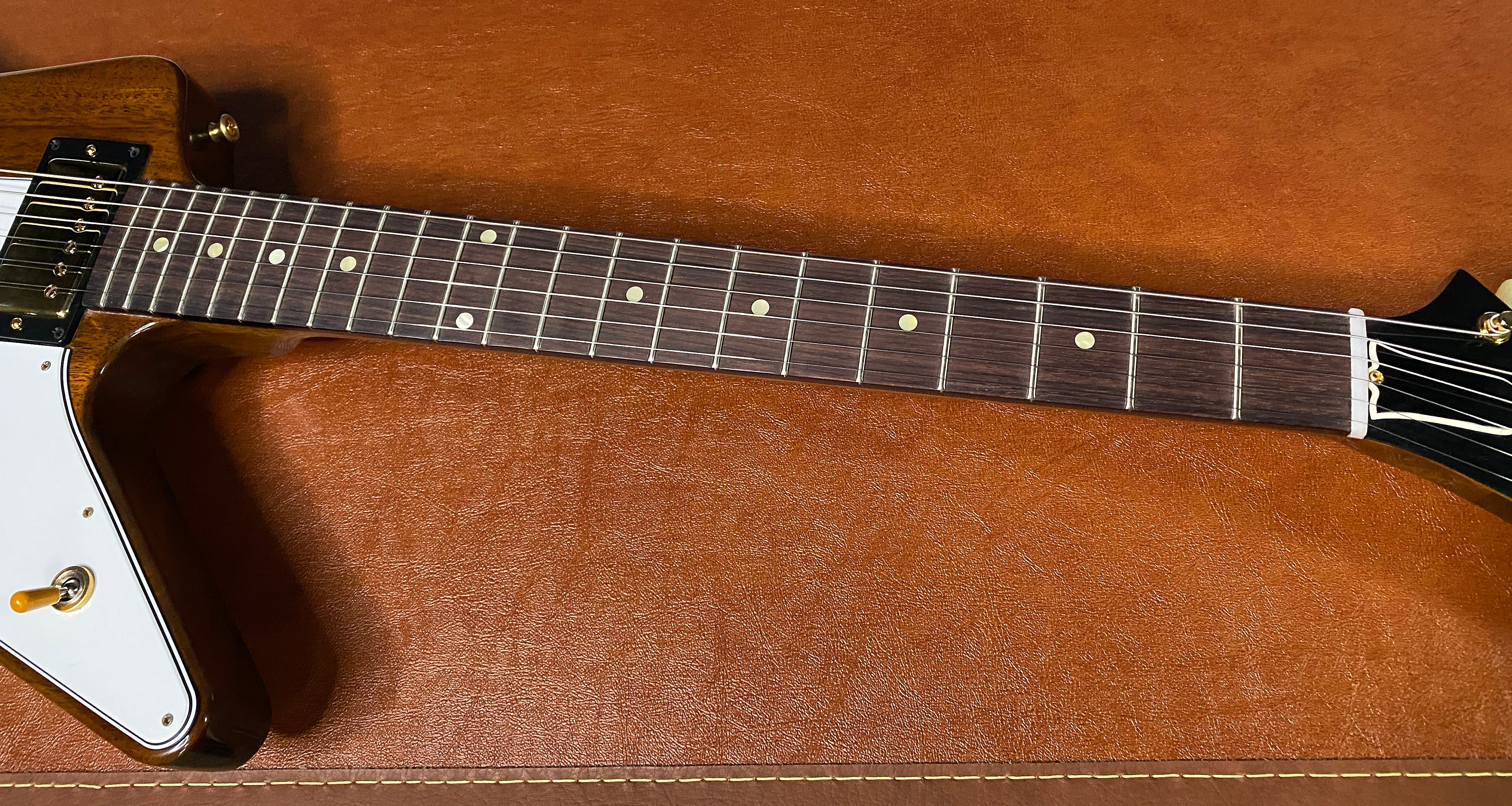 NEW! Gibson Custom 1958 Mahogany Explorer Reissue Electric Guitar - Antique Natural, VOS - Authorized Dealer - Only 8.2lbs - G06325