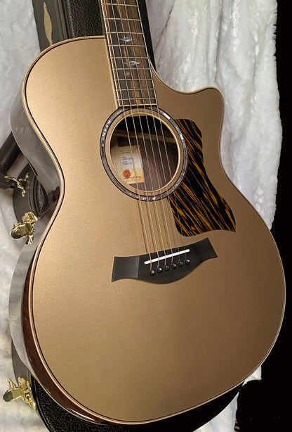 NEW! Taylor Next Generation 814ce Special Edition Acoustic-electric Guitar - Casablanca Beige Metallic - 4.6lbs - Authorized Dealer - G07756