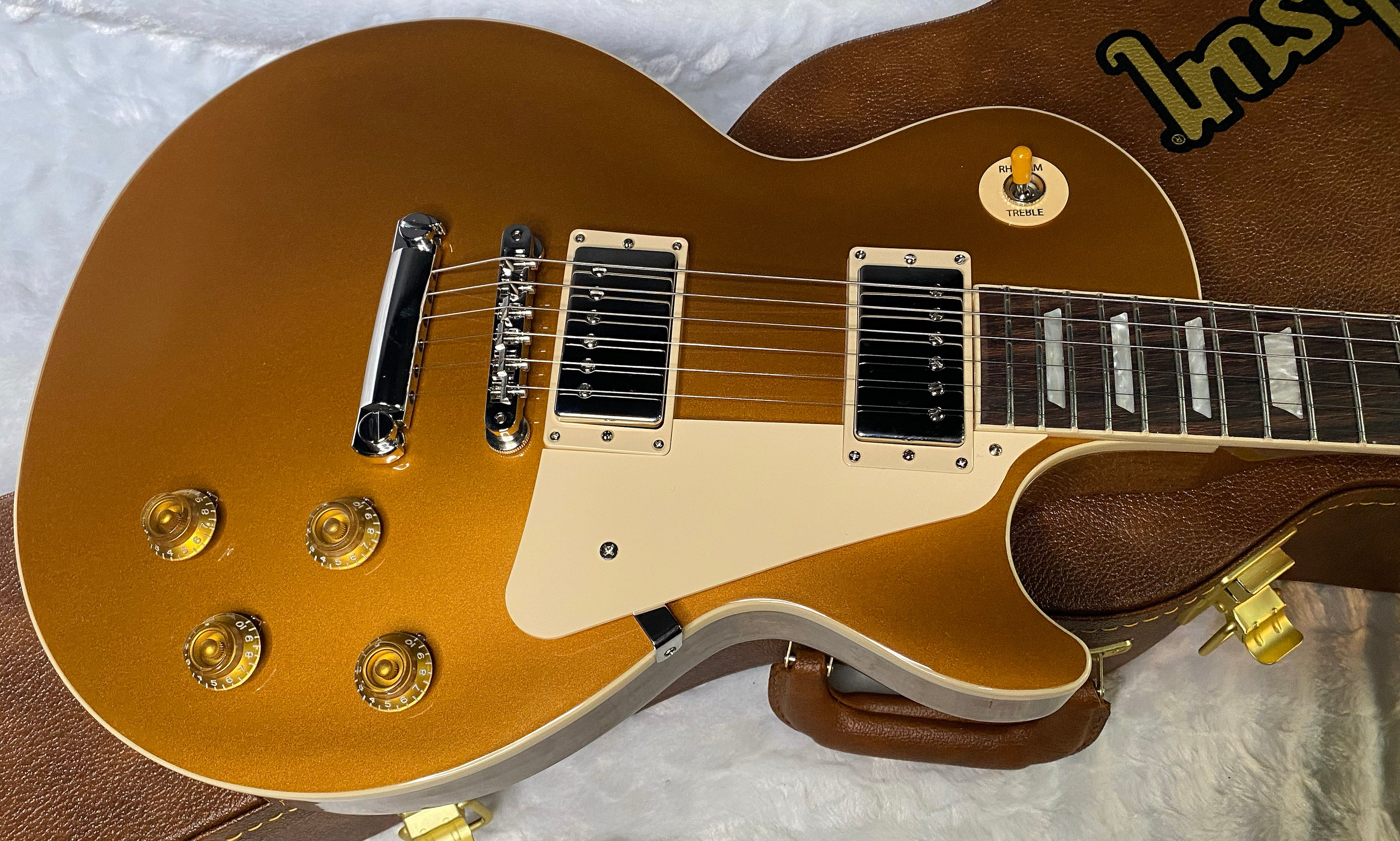 NEW ! Gibson Les Paul 50's Standard Gold Top - Authorized Dealer - Only 8.8 lbs - G07055