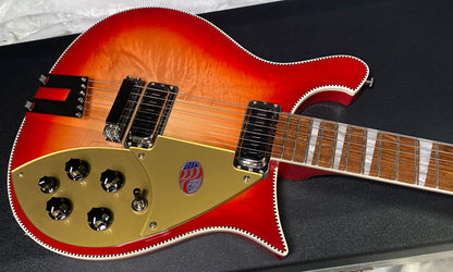 NEW ! Rickenbacker 660 Electric Guitar - Fire Glo - 7.4 lbs - Authorized Dealer - In-Stock! G07757