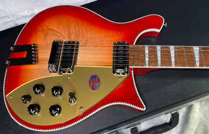 NEW ! Rickenbacker 660 Electric Guitar - Fire Glo - 7.4 lbs - Authorized Dealer - In-Stock! G07757