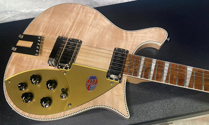 NEW ! Rickenbacker 660 Electric Guitar - Maple Glo - 6.9 lbs - Authorized Dealer - In-Stock! G07759