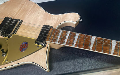 NEW ! Rickenbacker 660 Electric Guitar - Maple Glo - 6.9 lbs - Authorized Dealer - In-Stock! G07759