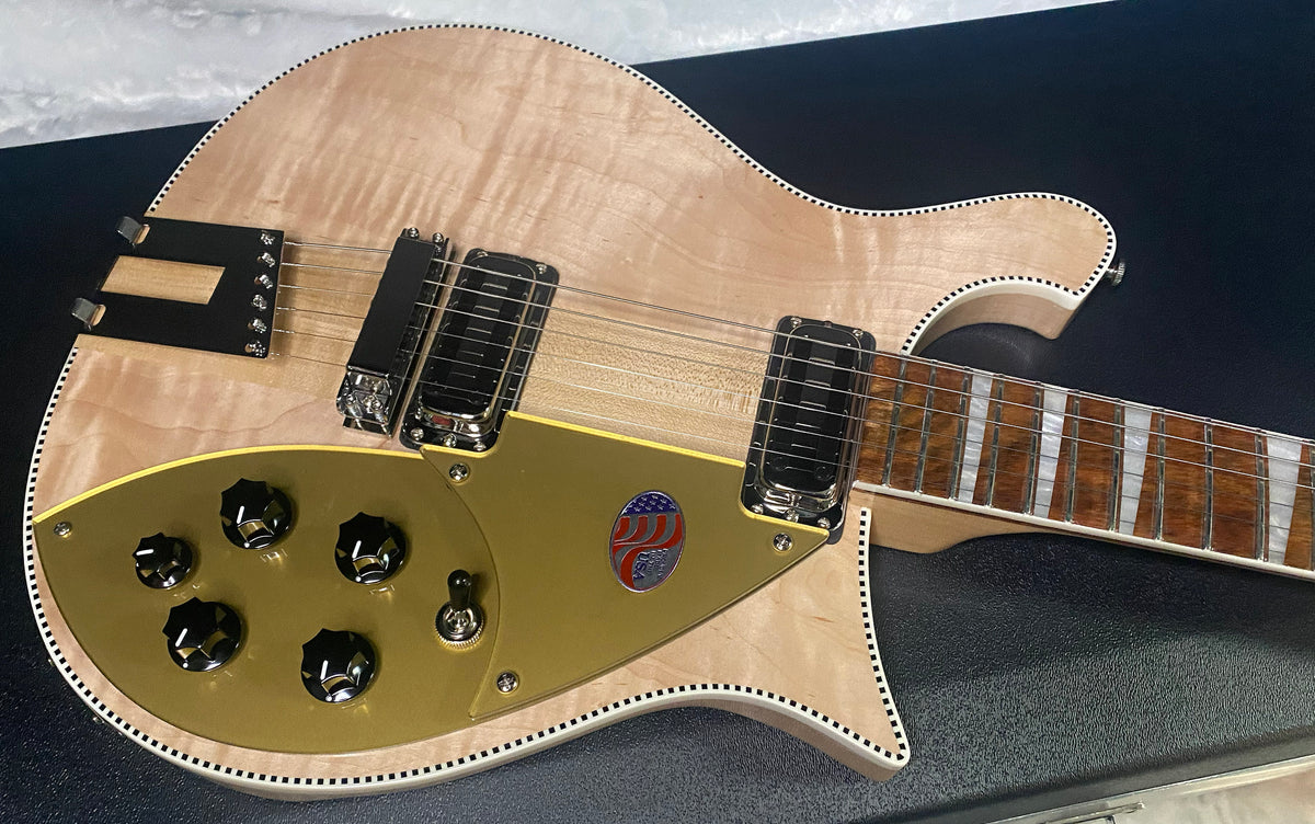 NEW ! Rickenbacker 660 Electric Guitar - Maple Glo - 6.9 lbs - Authorized Dealer - In-Stock! G07759