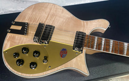 NEW ! Rickenbacker 660 Electric Guitar - Maple Glo - 6.9 lbs - Authorized Dealer - In-Stock! G07759