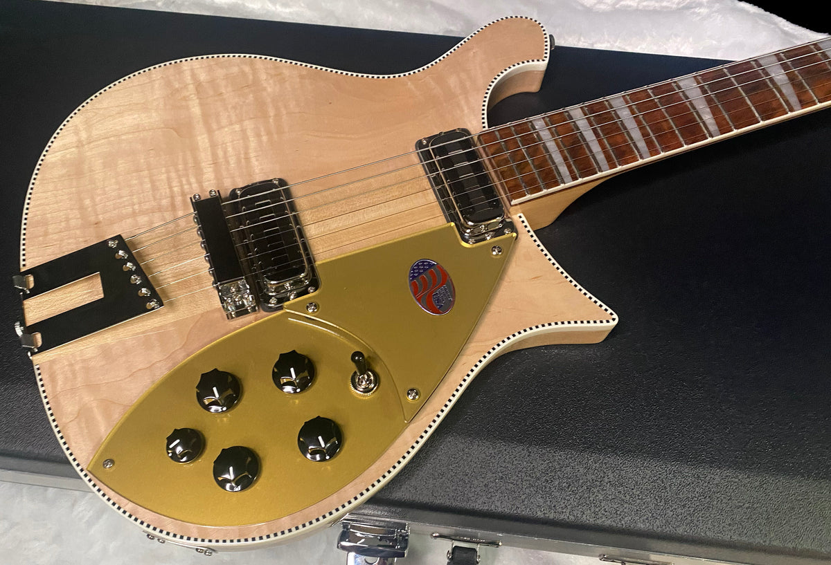 NEW ! Rickenbacker 660 Electric Guitar - Maple Glo - 6.9 lbs - Authorized Dealer - In-Stock! G07759