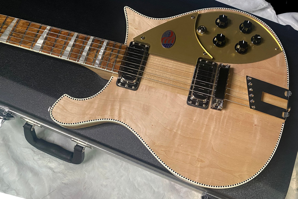 NEW ! Rickenbacker 660 Electric Guitar - Maple Glo - 6.9 lbs - Authorized Dealer - In-Stock! G07759