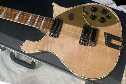 NEW ! Rickenbacker 660 Electric Guitar - Maple Glo - 6.9 lbs - Authorized Dealer - In-Stock! G07759