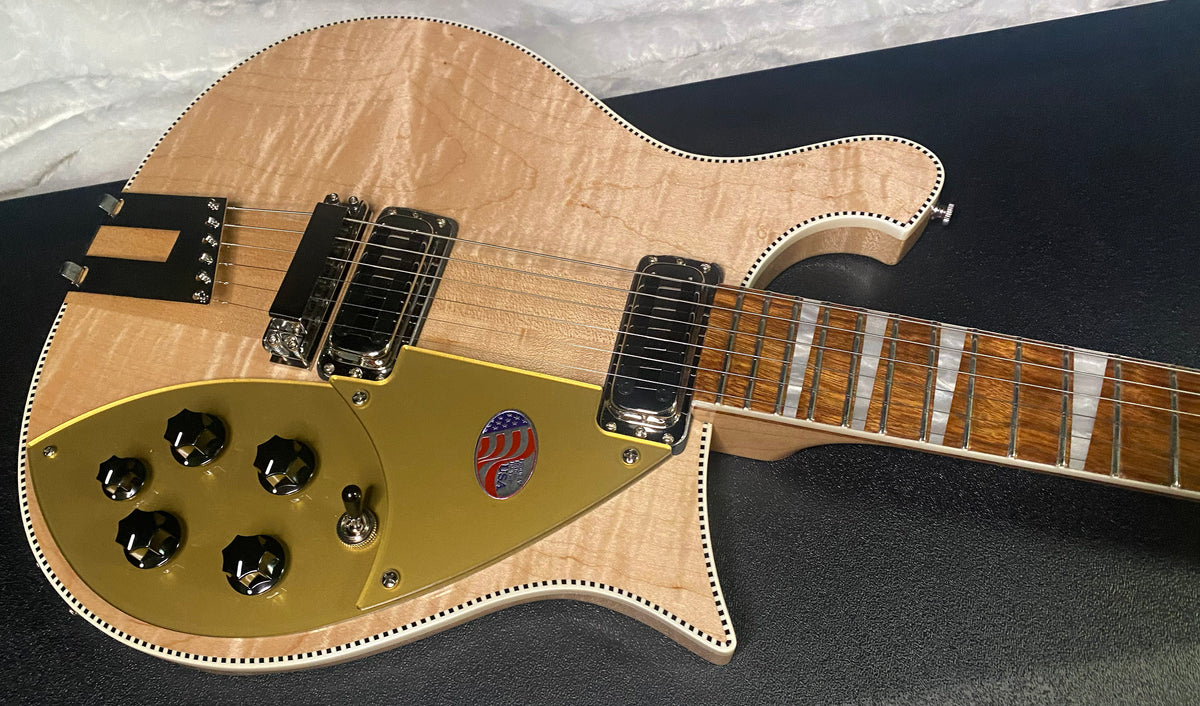 NEW ! Rickenbacker 660 Electric Guitar - Maple Glo - 7.4 lbs - Authorized Dealer - In-Stock! G07758