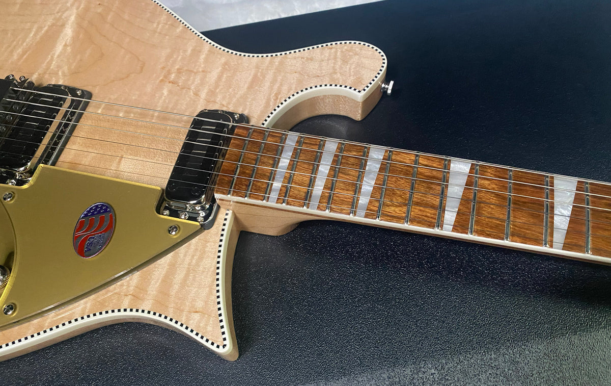 NEW ! Rickenbacker 660 Electric Guitar - Maple Glo - 7.4 lbs - Authorized Dealer - In-Stock! G07758