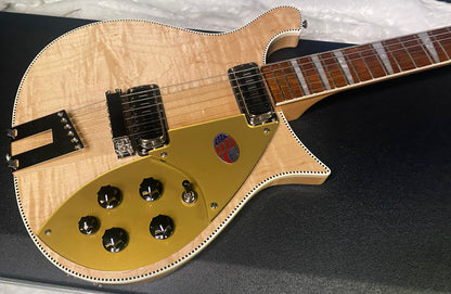 NEW ! Rickenbacker 660 Electric Guitar - Maple Glo - 7.4 lbs - Authorized Dealer - In-Stock! G07758