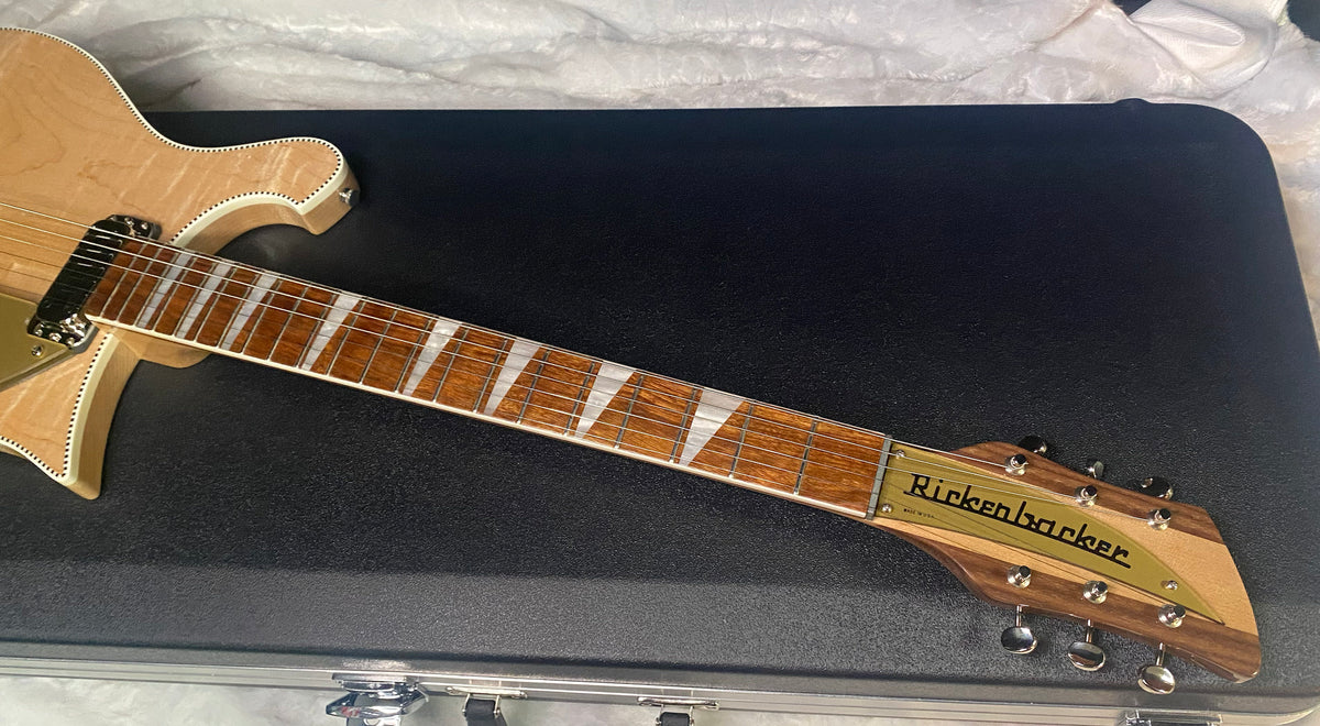 NEW ! Rickenbacker 660 Electric Guitar - Maple Glo - 7.4 lbs - Authorized Dealer - In-Stock! G07758