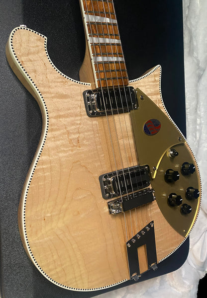 NEW ! Rickenbacker 660 Electric Guitar - Maple Glo - 7.4 lbs - Authorized Dealer - In-Stock! G07758