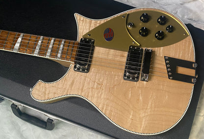 NEW ! Rickenbacker 660 Electric Guitar - Maple Glo - 7.4 lbs - Authorized Dealer - In-Stock! G07758