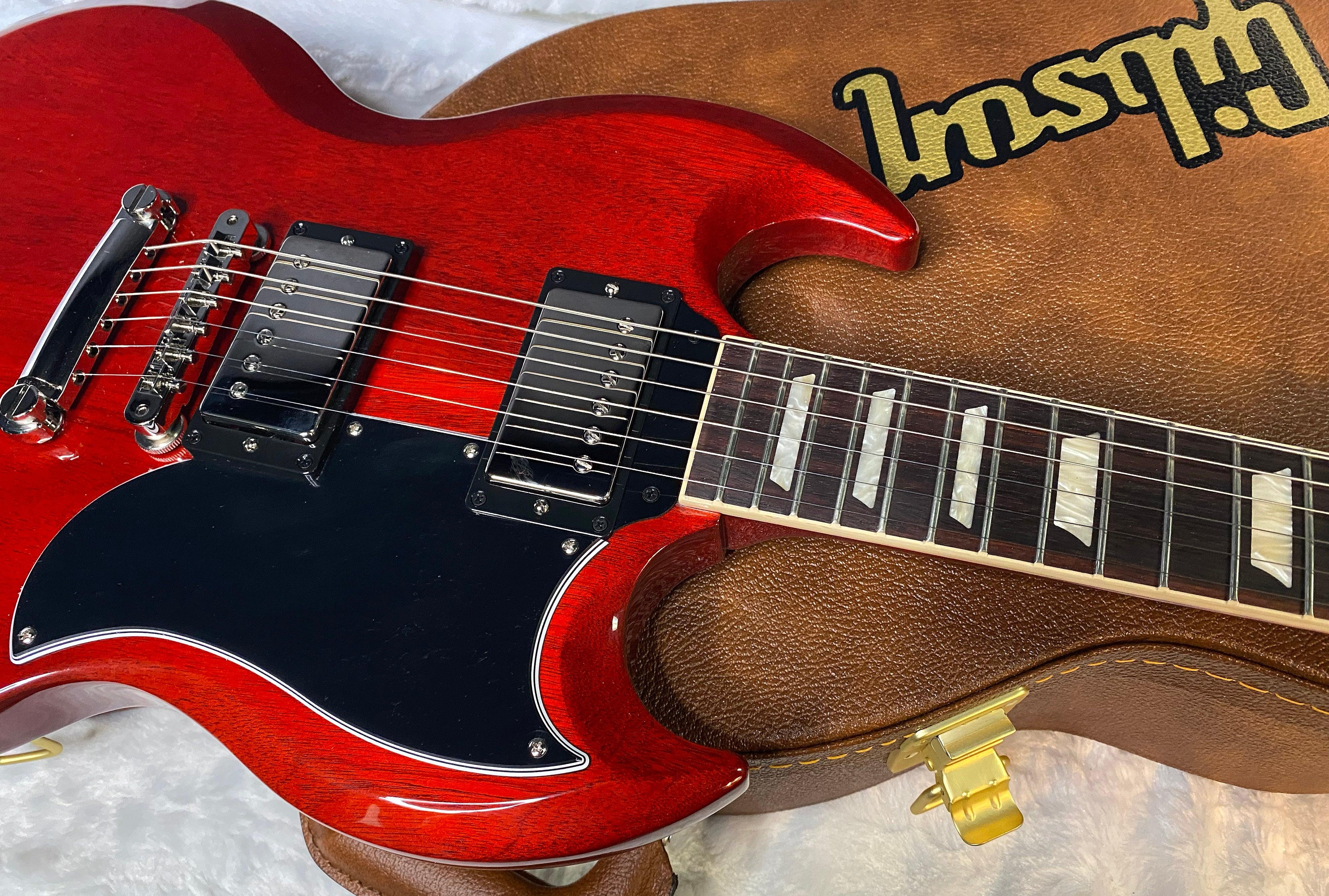 NEW ! Gibson SG Standard '61 Stop Bar - Vintage Cherry - Only 6.5 lbs - Authorized Dealer - G07051