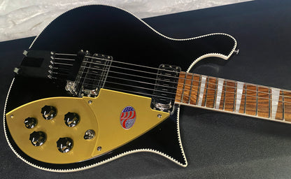 NEW ! Rickenbacker 660 Electric Guitar - Jet Glo - JG 7.5 lbs - Authorized Dealer - In-Stock! G07761