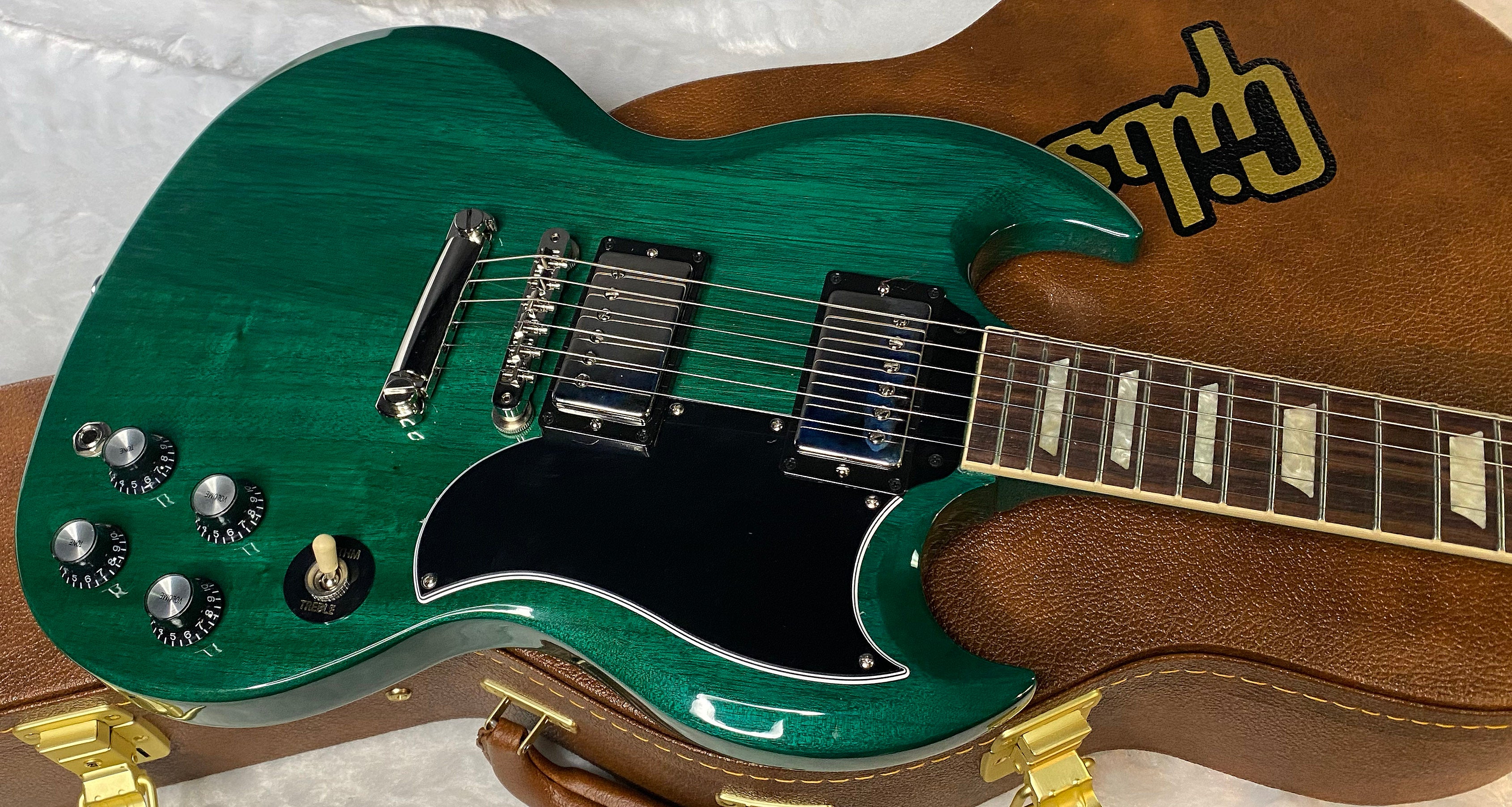 NEW! Gibson SG Standard '61 Stoptail - Translucent Teal - ONLY 6.45 lbs - Authorized Dealer - G07050