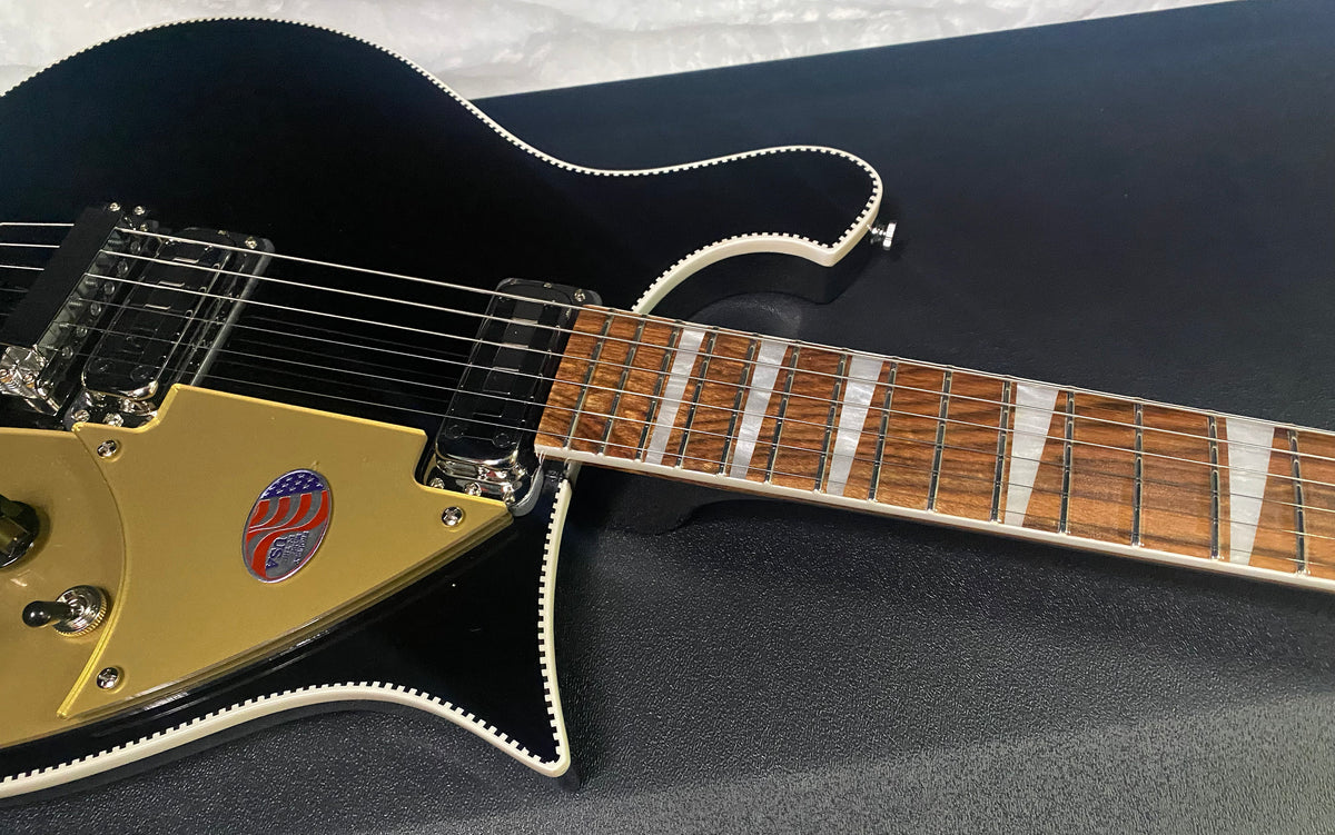 NEW ! Rickenbacker 660 Electric Guitar - Jet Glo - JG 7.5 lbs - Authorized Dealer - In-Stock! G07761