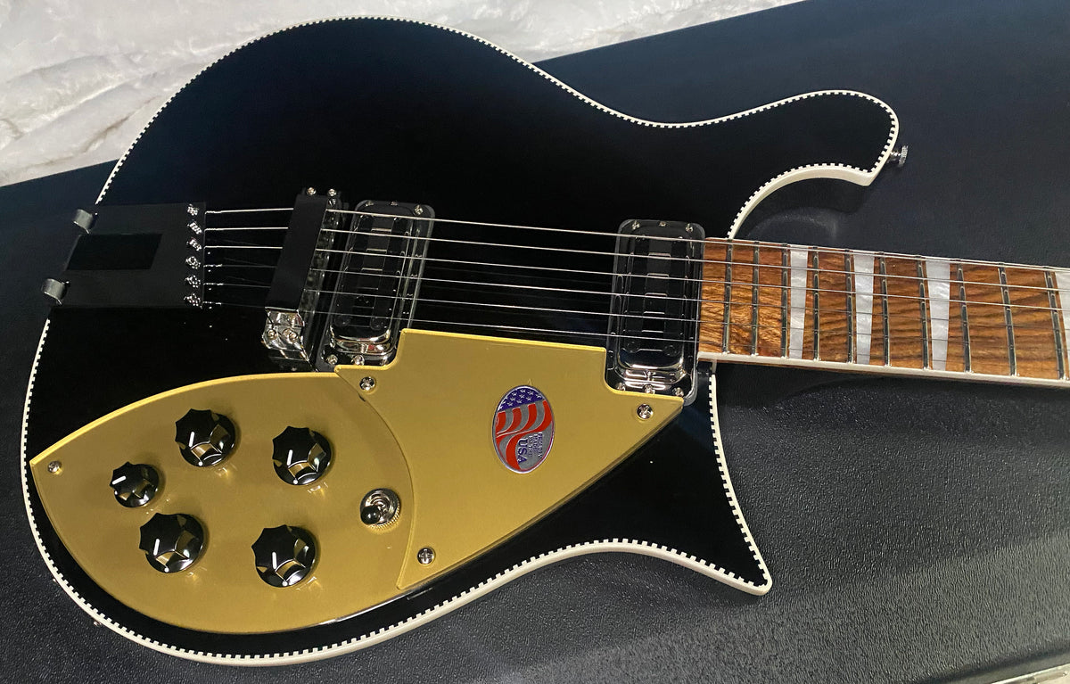 NEW ! Rickenbacker 660 Electric Guitar - Jet Glo - JG 7.5 lbs - Authorized Dealer - In-Stock! G07761