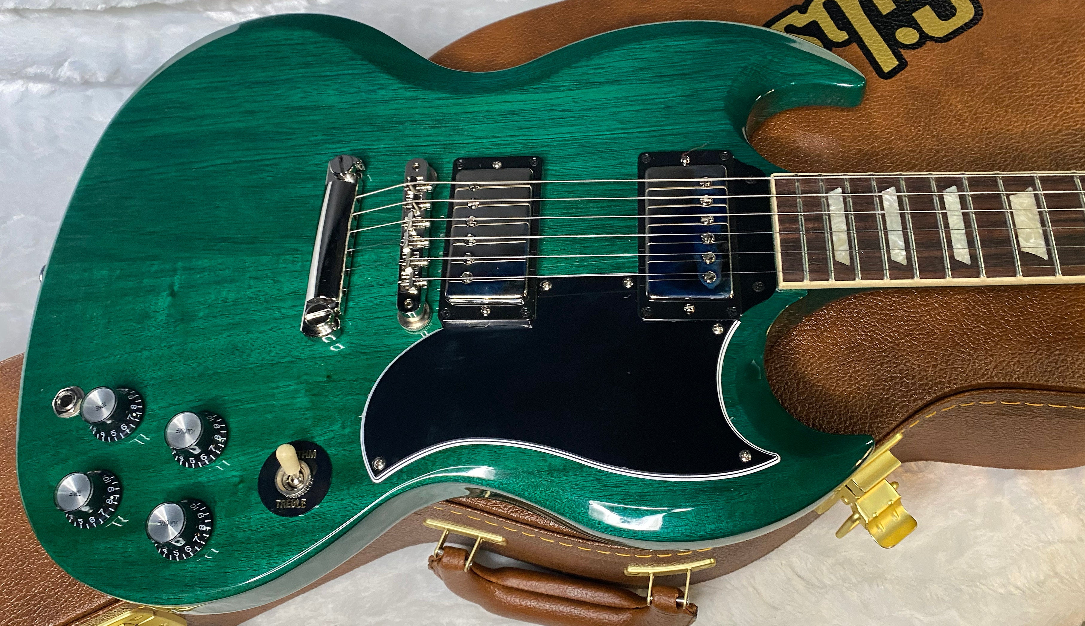 NEW! Gibson SG Standard '61 Stoptail - Translucent Teal - ONLY 6.45 lbs - Authorized Dealer - G07050