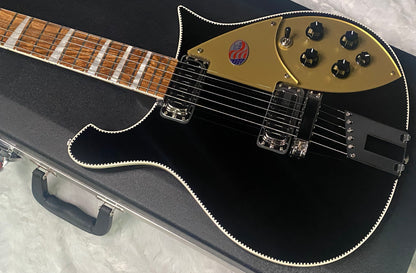 NEW ! Rickenbacker 660 Electric Guitar - Jet Glo - JG 7.5 lbs - Authorized Dealer - In-Stock! G07761
