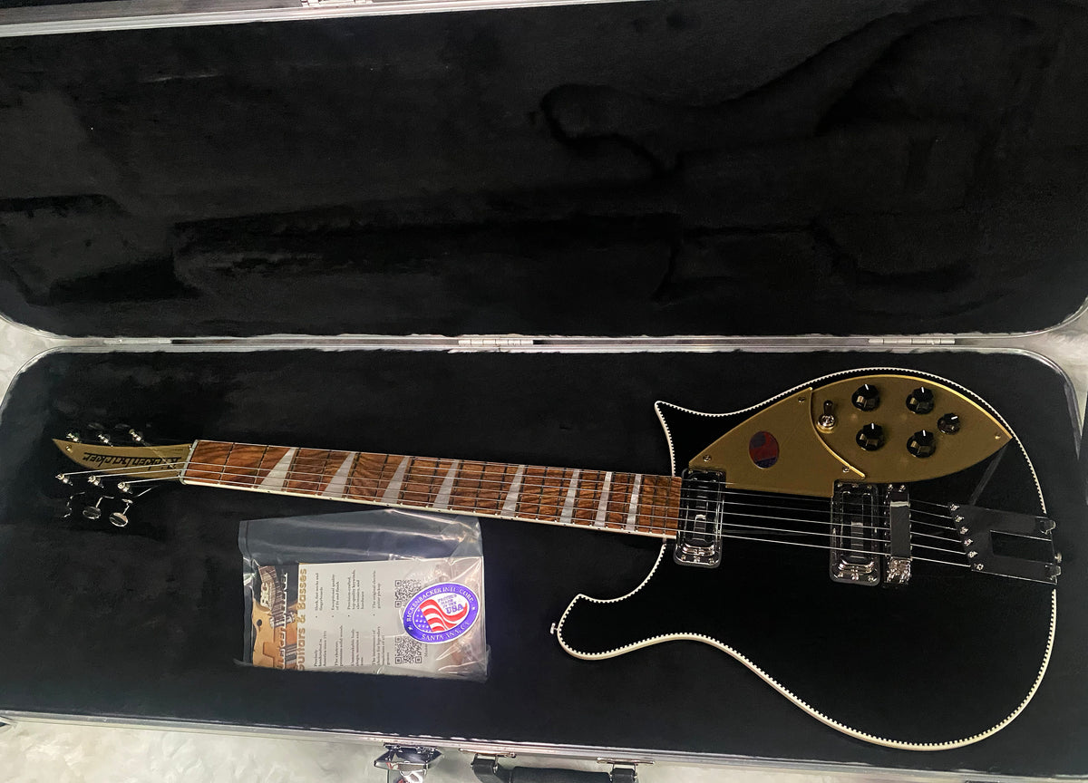 NEW ! Rickenbacker 660 Electric Guitar - Jet Glo - JG 7.5 lbs - Authorized Dealer - In-Stock! G07761