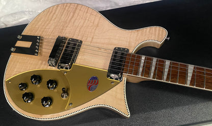 NEW ! Rickenbacker 660 Electric Guitar - Maple Glo - 6.9 lbs - Authorized Dealer - In-Stock! G07760