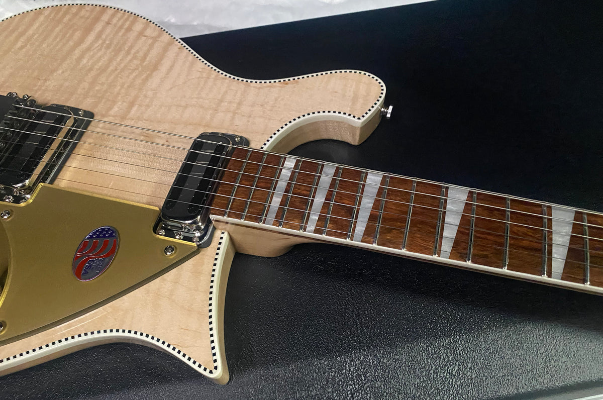 NEW ! Rickenbacker 660 Electric Guitar - Maple Glo - 6.9 lbs - Authorized Dealer - In-Stock! G07760