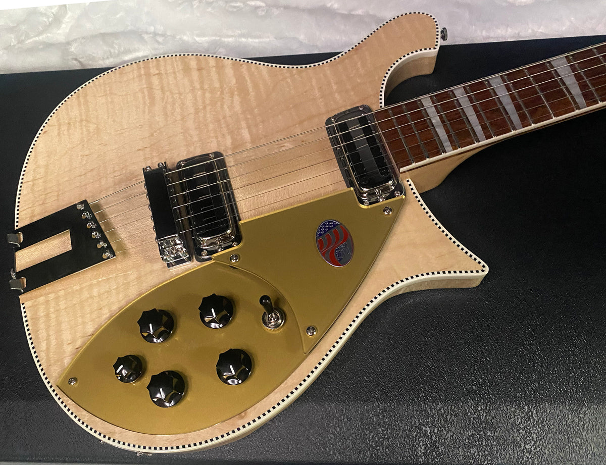 NEW ! Rickenbacker 660 Electric Guitar - Maple Glo - 6.9 lbs - Authorized Dealer - In-Stock! G07760