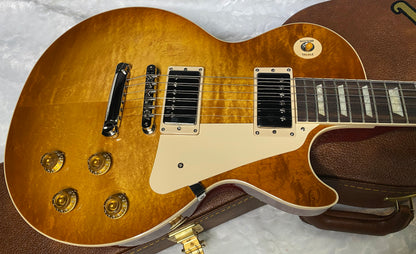 NEW! ! Gibson Les Paul 50's Standard - Custom Shop Finish - Dirty Lemon - Beautiful Quilt Top - Limited Edition - Authorized Dealer - Only 9 lbs - G06365