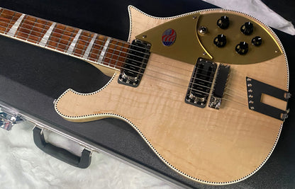 NEW ! Rickenbacker 660 Electric Guitar - Maple Glo - 6.9 lbs - Authorized Dealer - In-Stock! G07760