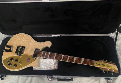 NEW ! Rickenbacker 660 Electric Guitar - Maple Glo - 6.9 lbs - Authorized Dealer - In-Stock! G07760