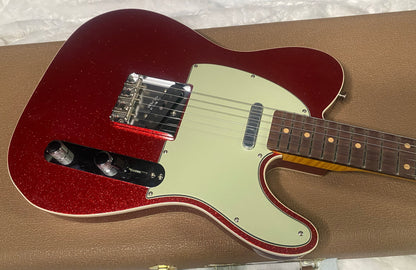 NEW! Fender Custom Shop Flamethrower Telecaster Custom - NOS - Modern Specs - Texas Special Pick-Ups - AAAA Flamed Neck - Red Sparkle - Authorized Dealer - 7.8 lbs - G07762