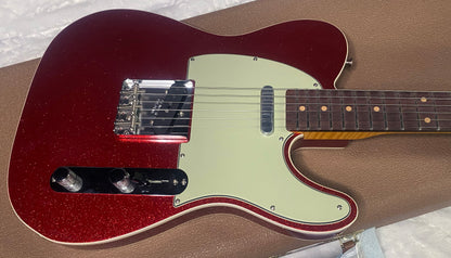 NEW! Fender Custom Shop Flamethrower Telecaster Custom - NOS - Modern Specs - Texas Special Pick-Ups - AAAA Flamed Neck - Red Sparkle - Authorized Dealer - 7.8 lbs - G07762