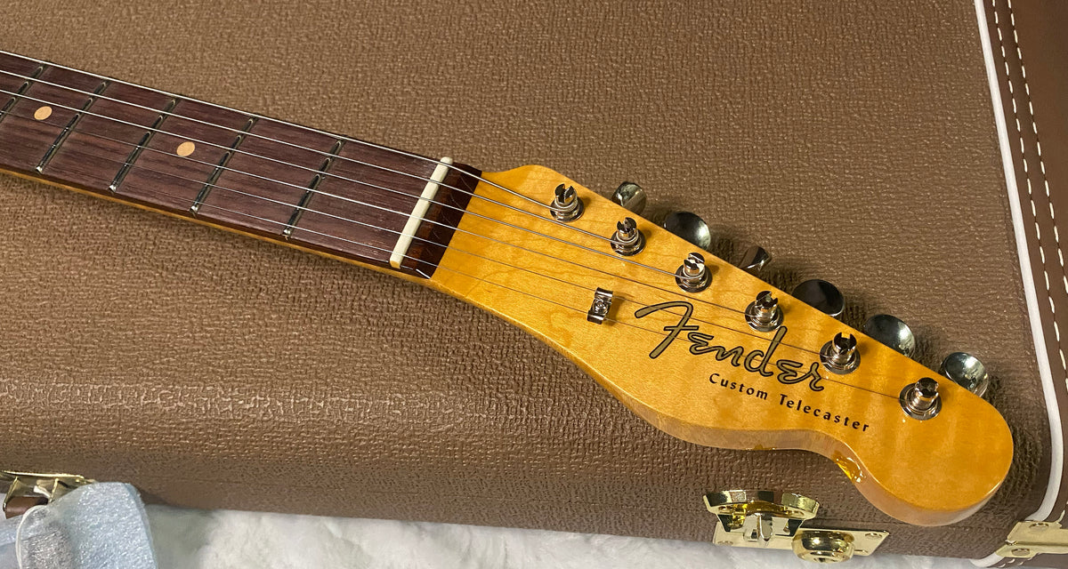 NEW! Fender Custom Shop Flamethrower Telecaster Custom - NOS - Modern Specs - Texas Special Pick-Ups - AAAA Flamed Neck - Red Sparkle - Authorized Dealer - 7.8 lbs - G07762