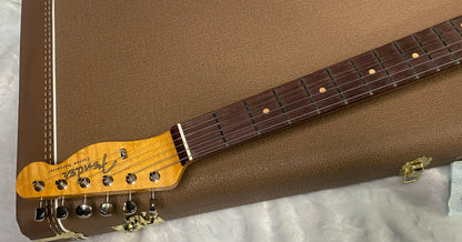 NEW! Fender Custom Shop Flamethrower Telecaster Custom - NOS - Modern Specs - Texas Special Pick-Ups - AAAA Flamed Neck - Red Sparkle - Authorized Dealer - 7.8 lbs - G07762