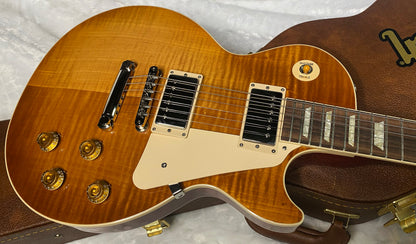 NEW! ! Gibson Les Paul 50's Standard - Custom Shop Dirty Lemon Finish - Beautiful Flame Top - Limited Edition - Authorized Dealer - 9.3 lbs - G06359