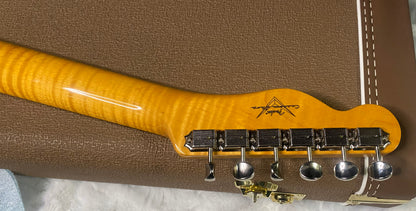 NEW! Fender Custom Shop Flamethrower Telecaster Custom - NOS - Modern Specs - Texas Special Pick-Ups - AAAA Flamed Neck - Red Sparkle - Authorized Dealer - 7.8 lbs - G07762