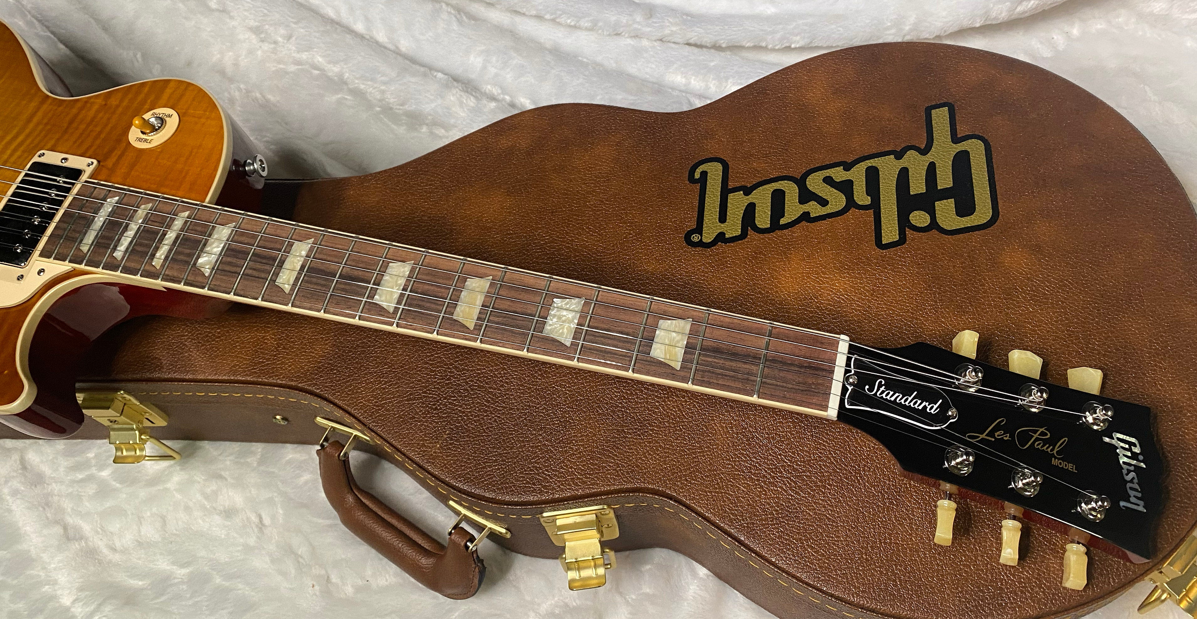 NEW! ! Gibson Les Paul 50's Standard - Custom Shop Dirty Lemon Finish - Beautiful Flame Top - Limited Edition - Authorized Dealer - 9.3 lbs - G06359