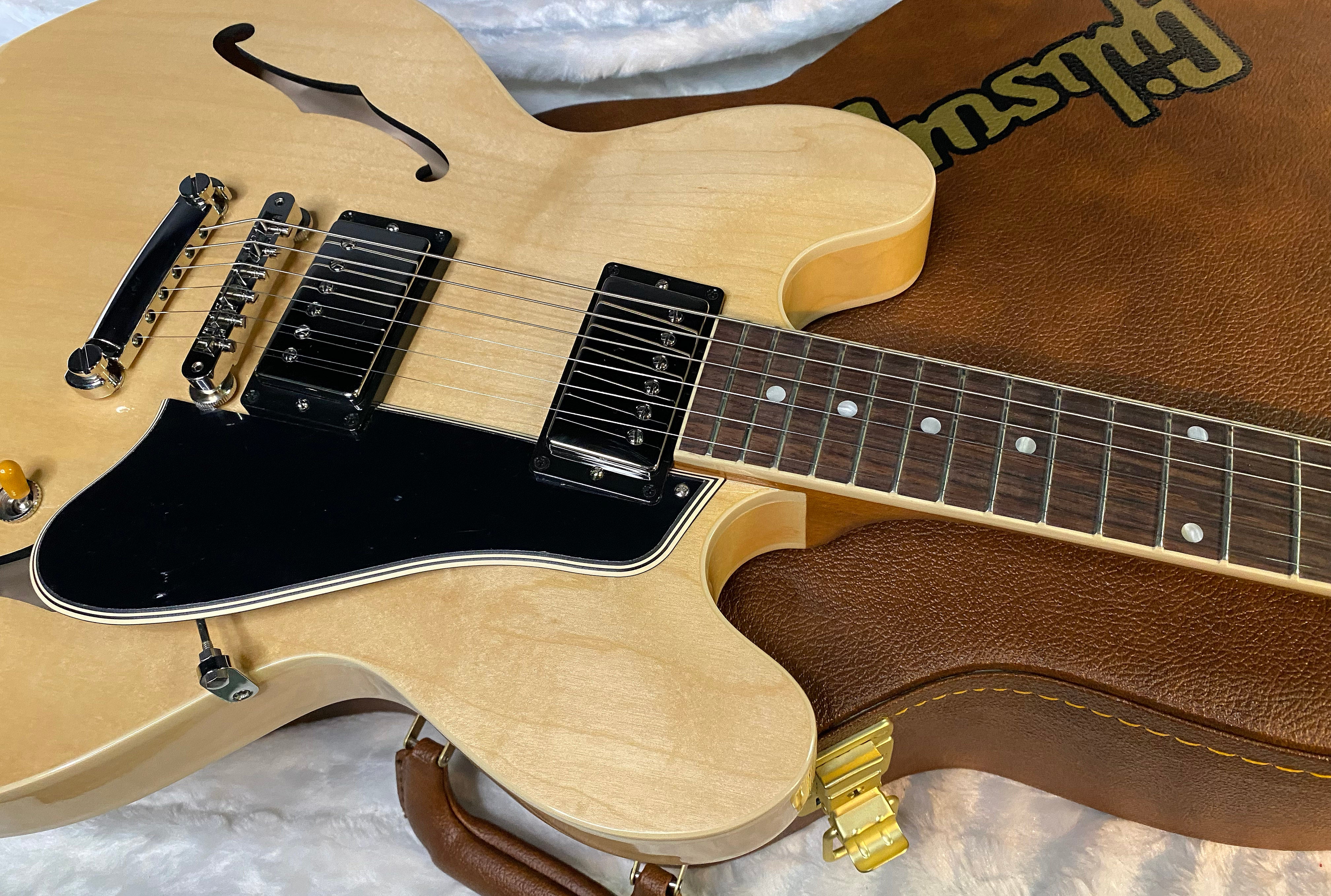 NEW ! Gibson ES-335 50s Semi-Hollowbody Electric Guitar - Vintage Natural - Authorized Dealer - 8.35 lbs - G07036