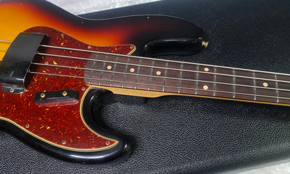 NEW! Fender Custom Shop 64 Jazz Bass Relic - Sunburst Finish - 9.35 lbs - Authorized Dealer - G07766